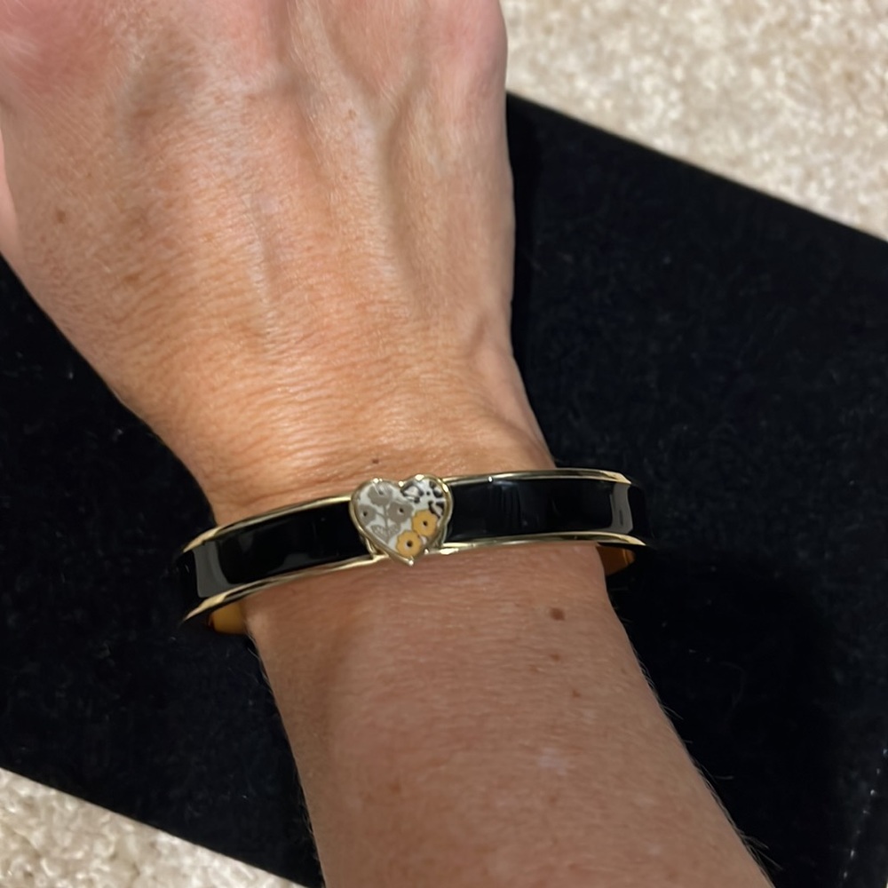Vera Bradley bracelet, black and gold